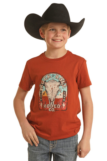 Wrangler Boys Solid Snap Western Shirt - Navy Indigo
